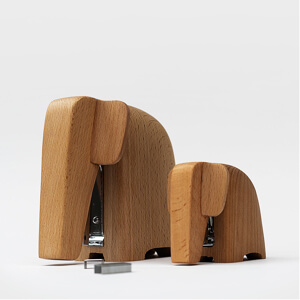 Suck UK Wooden Elephant Stapler